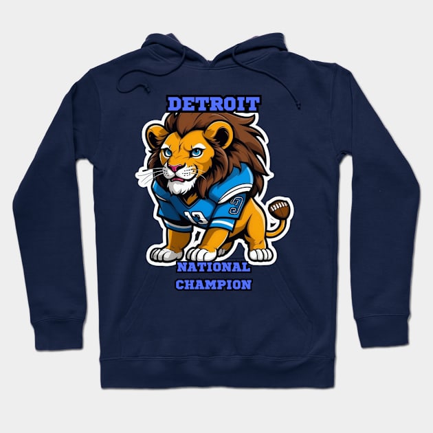 Detroit Lions Hoodie by Charlie Dion